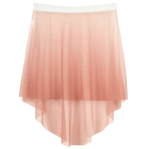 Ballet Skirt Woman Dance Skirt Transparent Mesh Skirts Adults Short Skirt For Dancing Irregular Skirt