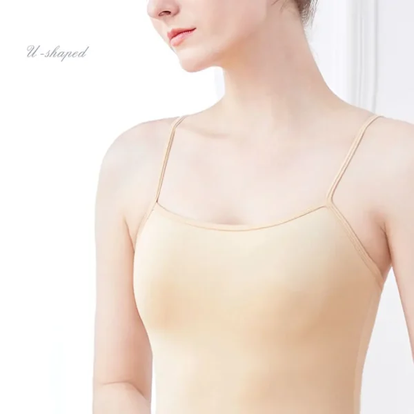 Ballet Leotards Flesh Woman Gymnastics Dance Leotards Camisole Leotards Ballet Dancing Bodysuit Adults Jumpsuit Swimsuit