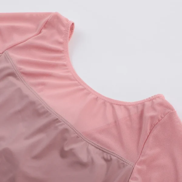 Ballet Tops Woman Dance Tops Mesh Splice Ballet Shirt Clothing Elegant Adults Yoga Ballerina Dance Costume Lady