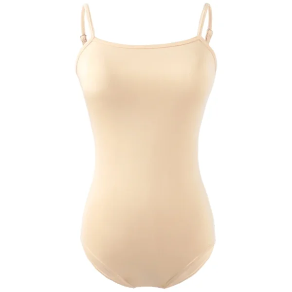 Ballet Leotards Flesh Woman Gymnastics Dance Leotards Camisole Leotards Ballet Dancing Bodysuit Adults Jumpsuit Swimsuit