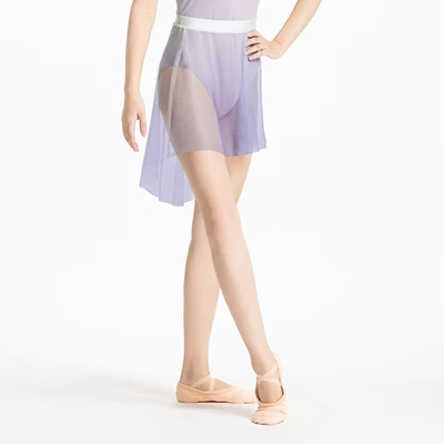 Ballet Skirt Woman Dance Skirt Transparent Mesh Skirts Adults Short Skirt For Dancing Irregular Skirt